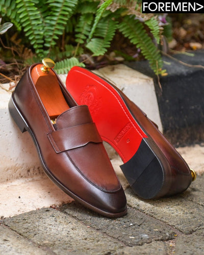 ZURICH | Brown Leather Sole Loafers