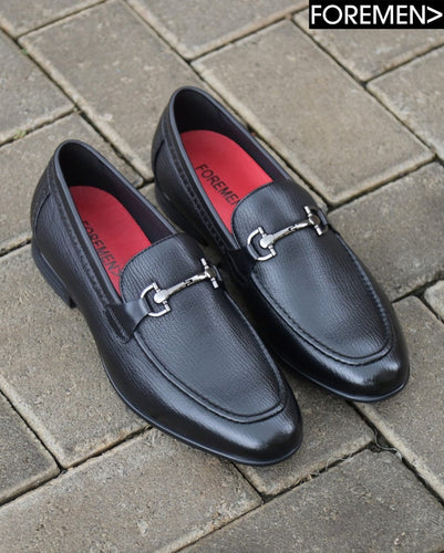 TURIN | Black Leather Loafers