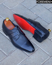 GATSBY | Black Leather Sole Derbies