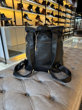 MONKEY | Black Leather Backpack
