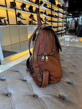 MONKEY| Brown Leather Backpack