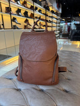 MONKEY| Brown Leather Backpack