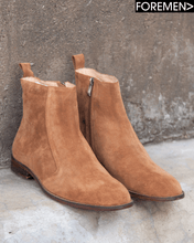 PARIS | Brown Suede chelsea boots
