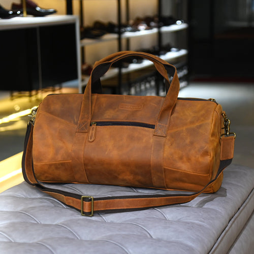 GENEVA |Brown Leather Bag