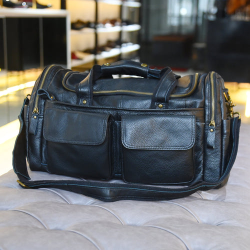 SAVANNAH |Black Leather Bag