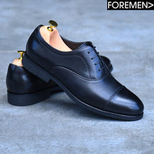 Black oxford shoes