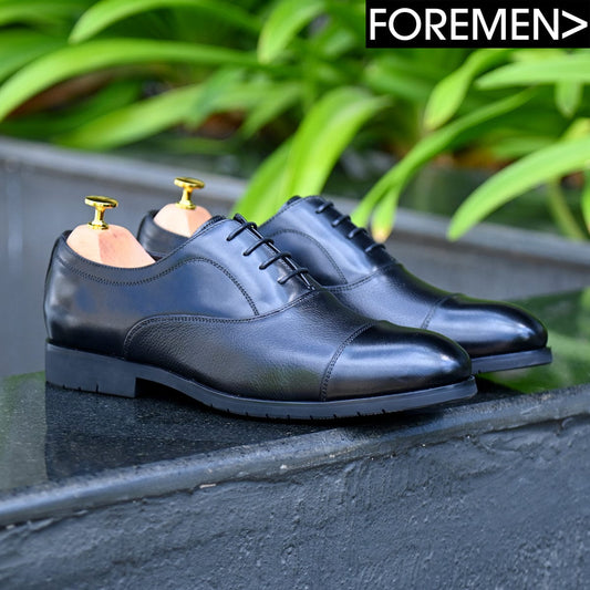 Black oxford shoes