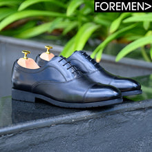 Black oxford shoes