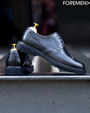 NERO | Black Chunky Brogues