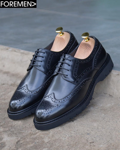 NERO | Black Chunky Brogues