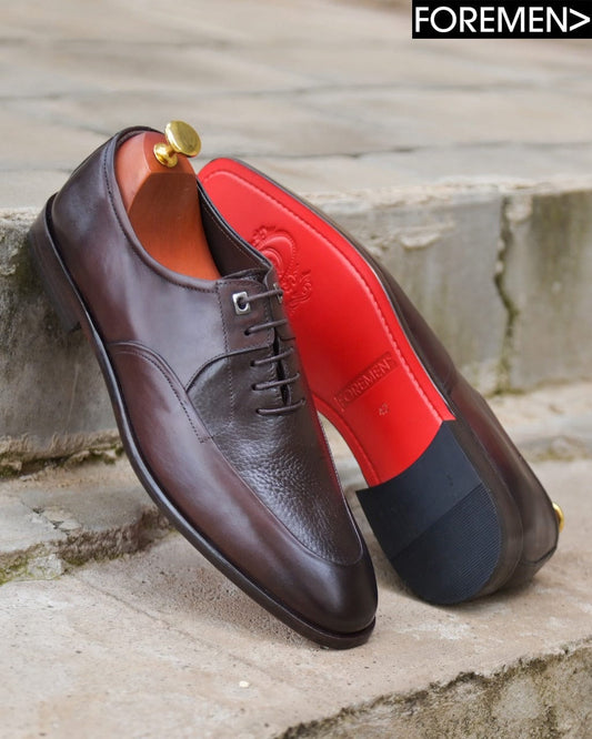 STARLING | Burgundy Leather Sole Oxfords