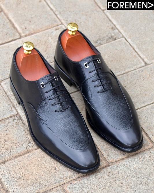 STARLING | Black Leather Sole Oxfords