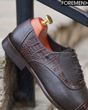 HAMILTON | Coffee Leather Sole Oxfords