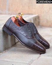 HAMILTON | Coffee Leather Sole Oxfords
