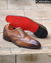 MANSORY | Brown Brogue Leather Sole Oxfords