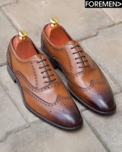 MANSORY | Brown Brogue Leather Sole Oxfords