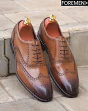MANSORY | Brown Brogue Leather Sole Oxfords