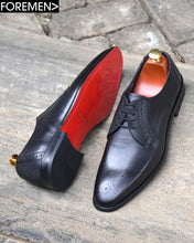 SOVEREIGN | Black Leather Sole Derbies