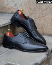 SOVEREIGN | Black Leather Sole Derbies