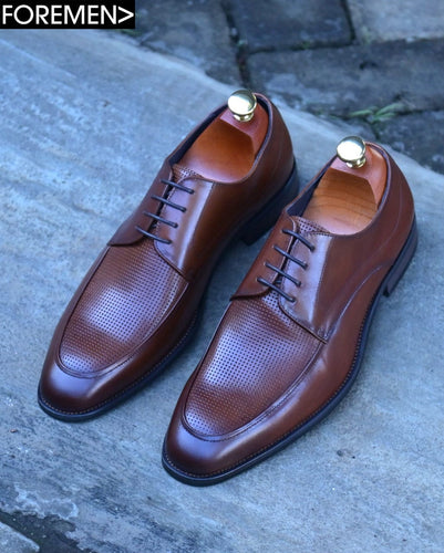 VENICE | Brown Leather Derbies