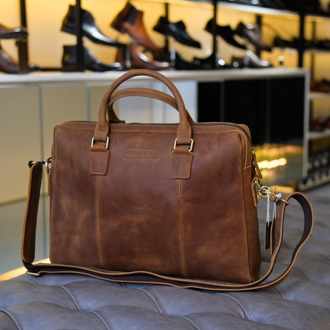 MESSENGER | Brown Leather Bag