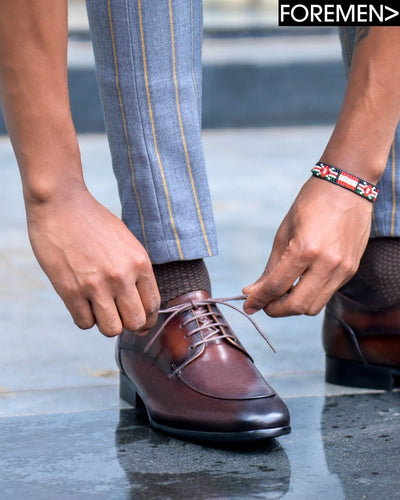 ALEXANDER | Coffee Leather Derbies