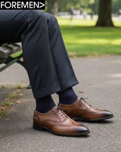 MANSORY | Brown Brogue Leather Sole Oxfords