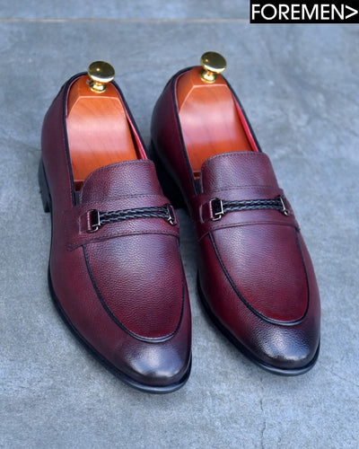 BELMONT | Wine Leather Loafers