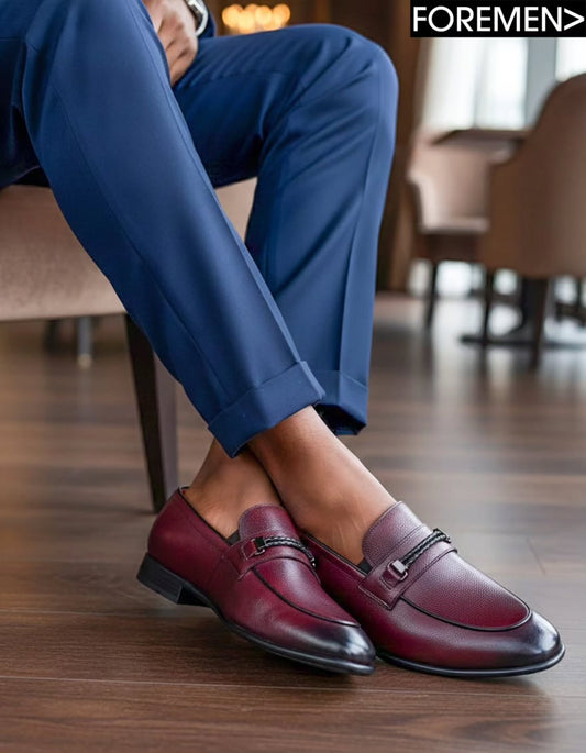 BELMONT | Wine Leather Loafers