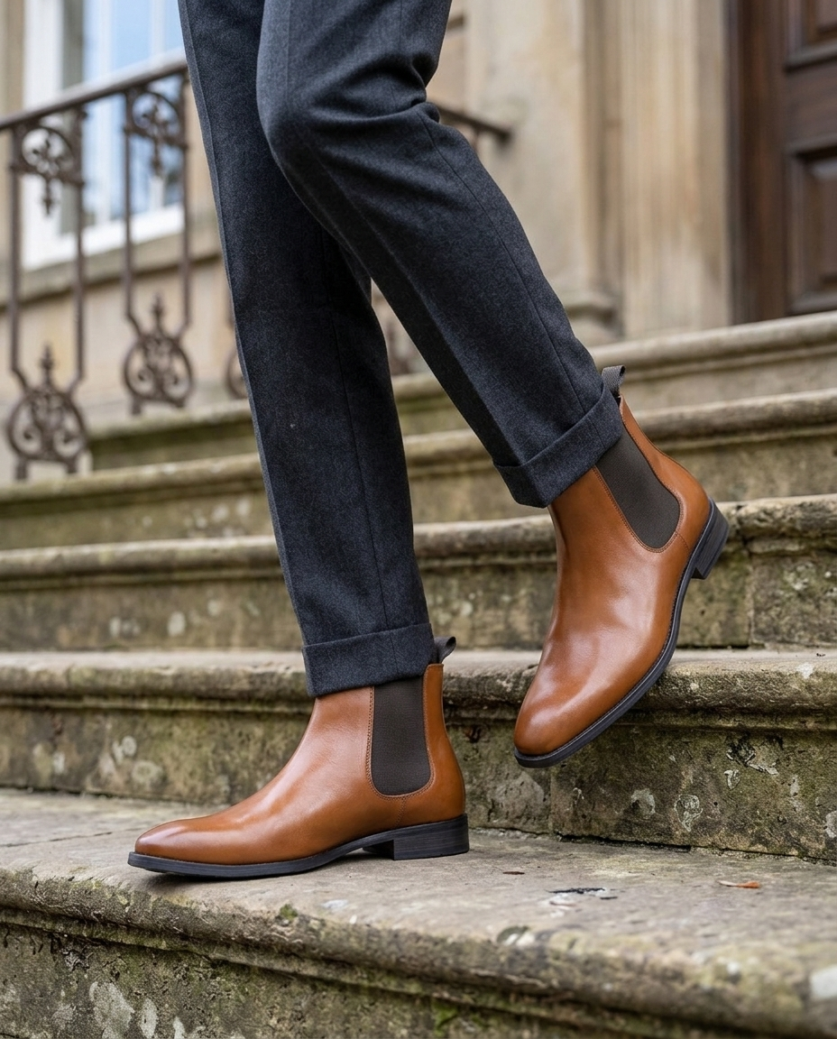 CARDIZ | Tan Chelsea Boots