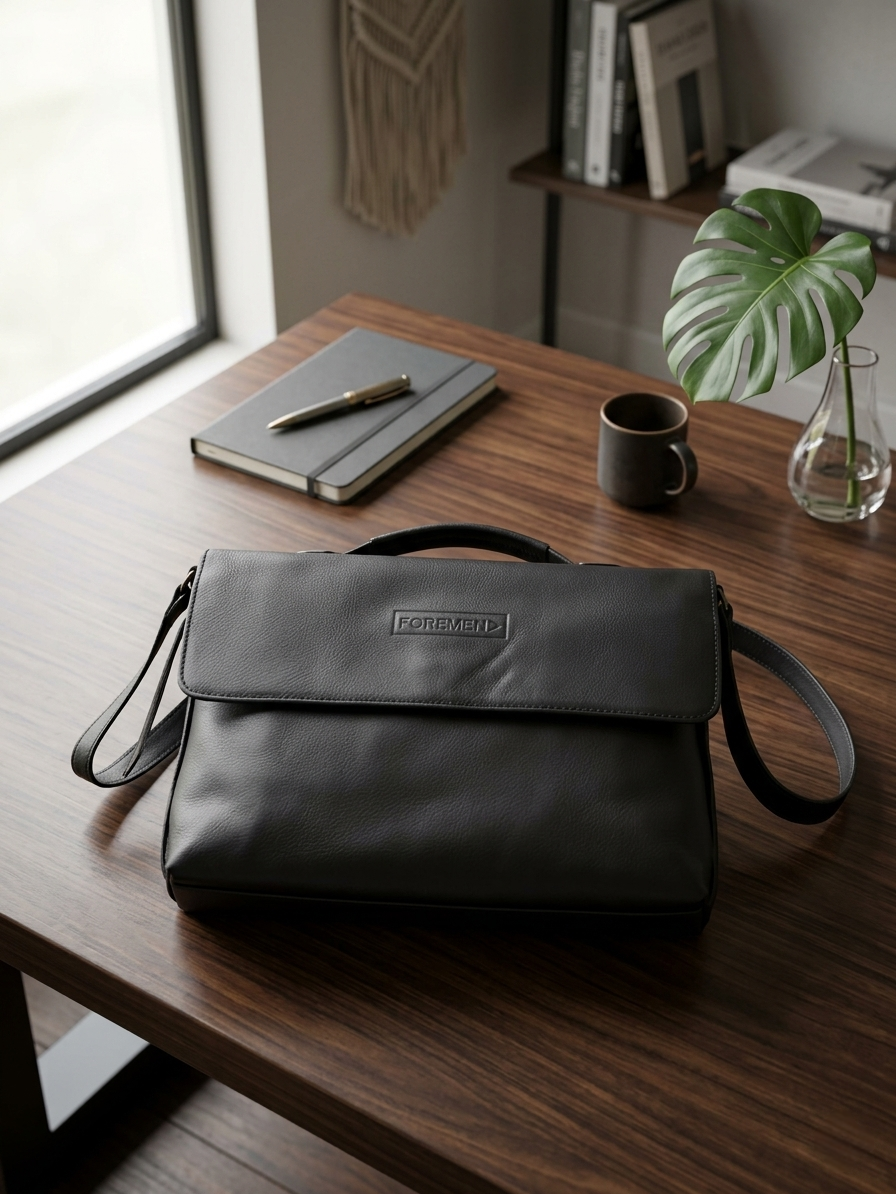 ZARIA | Black Clutch Leather Bag