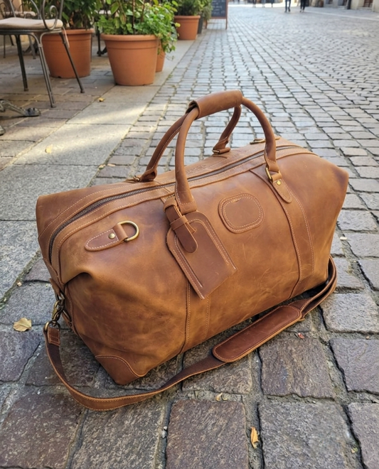 JUMBO | Brown Leather Bag