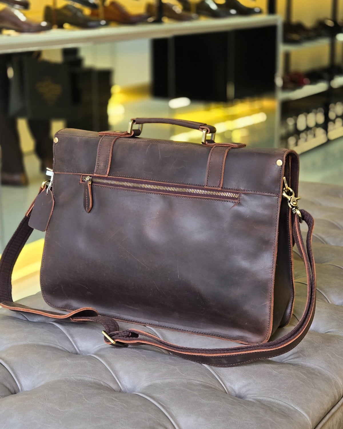 SIR JAMES | Satchel Leather Bag