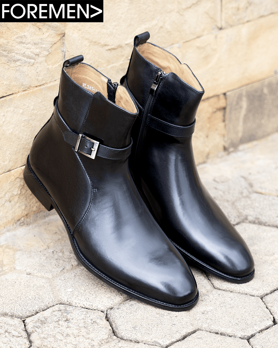 Mens black 2025 jodhpur boots