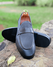 VALKAN | Grey Leather Loafers