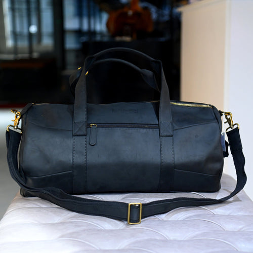 GENEVA |Black Leather Bag