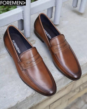 ZORAH | Brown Leather Loafers