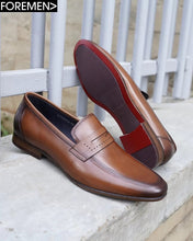 ZORAH | Brown Leather Loafers