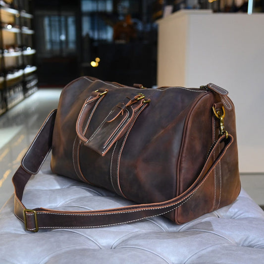 KALAHARI |Burgundy Leather Bag
