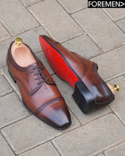 MUNICH | Dark Tan Leather Sole Derbies