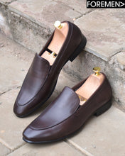 DENVER | Coffee Leather Loafers