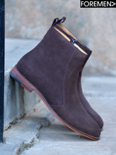 PARIS | Coffee Suede Chelsea Boots