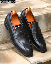 PARIS | Black Leather Loafers