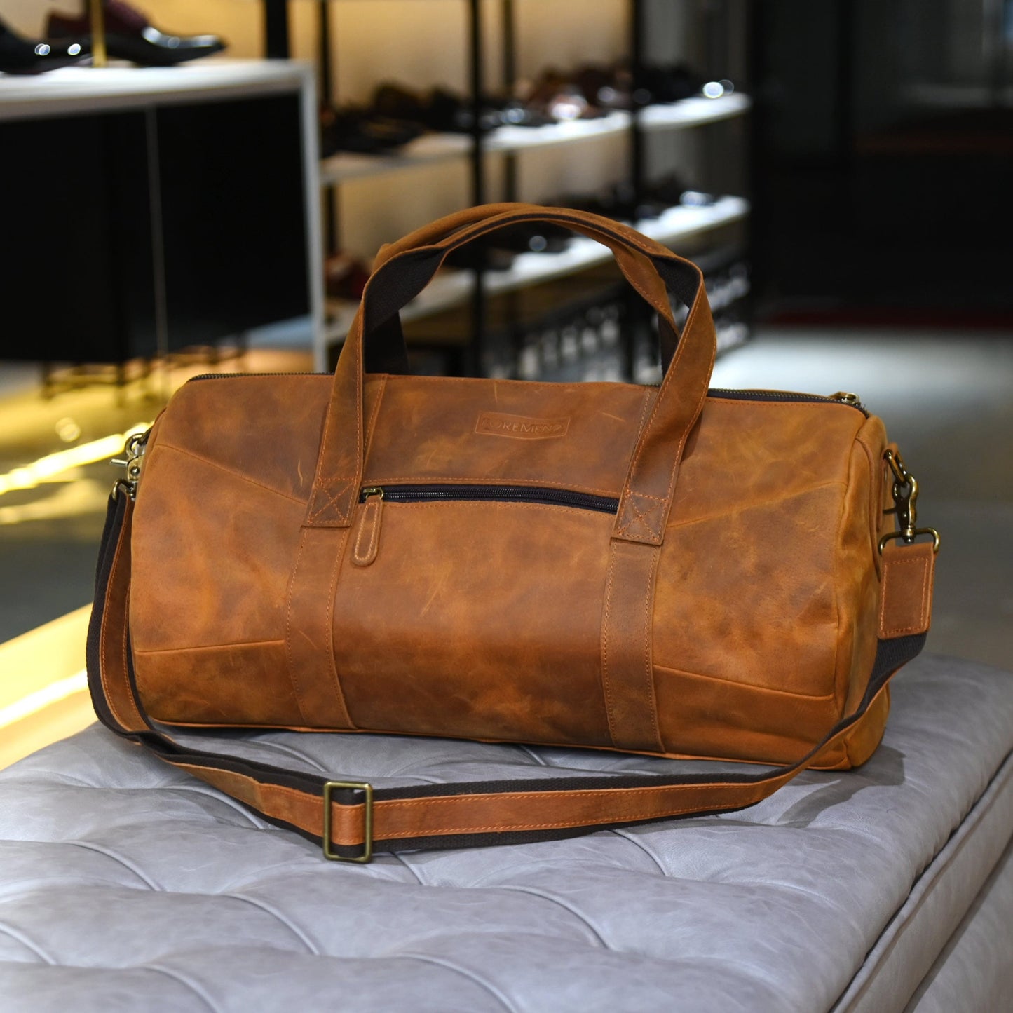 GENEVA |Brown Leather Bag