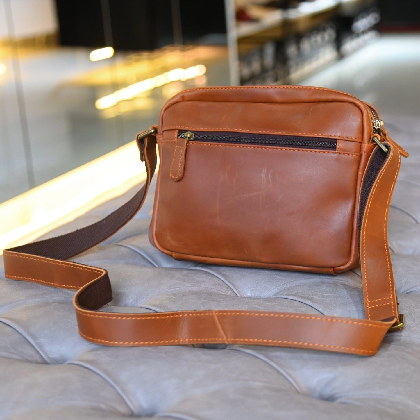 SAHARA | Brown Leather Bag