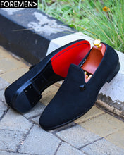 Black loafers