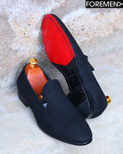 Black loafers