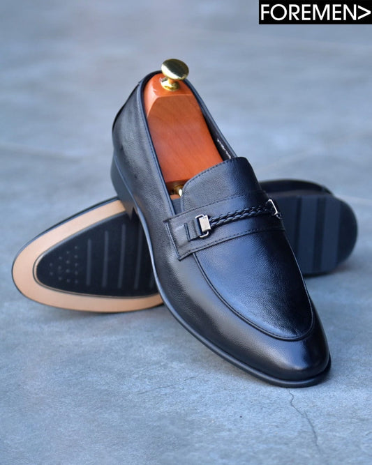 BELMONT | Black Leather Loafers