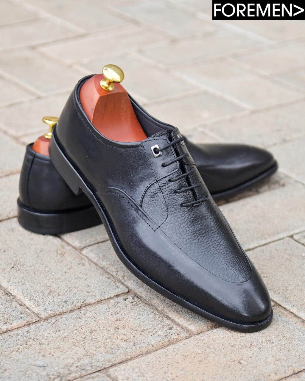STARLING | Black Leather Sole Oxfords
