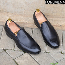 DENVER | Black Leather Loafers